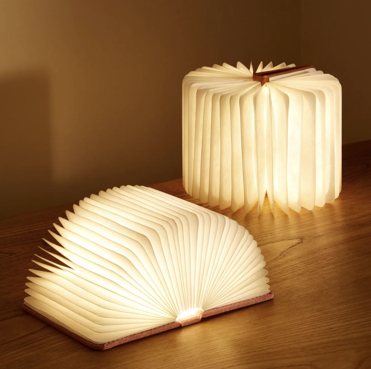 LED Wooden Book Lamp - SpaceTrips