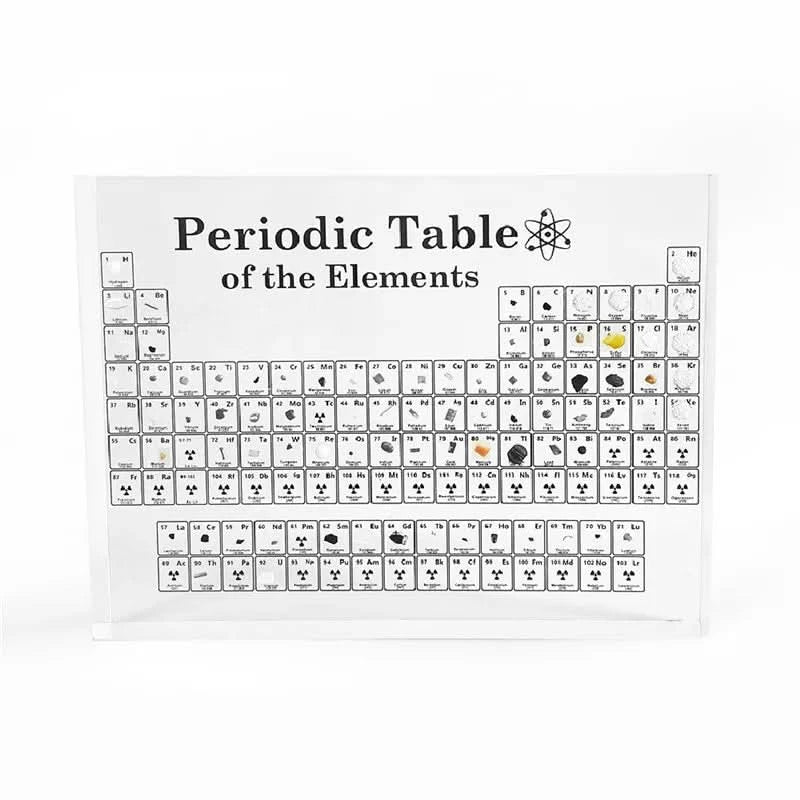 PERIODIC TABLE WITH REAL ELEMENTS - SpaceTrips