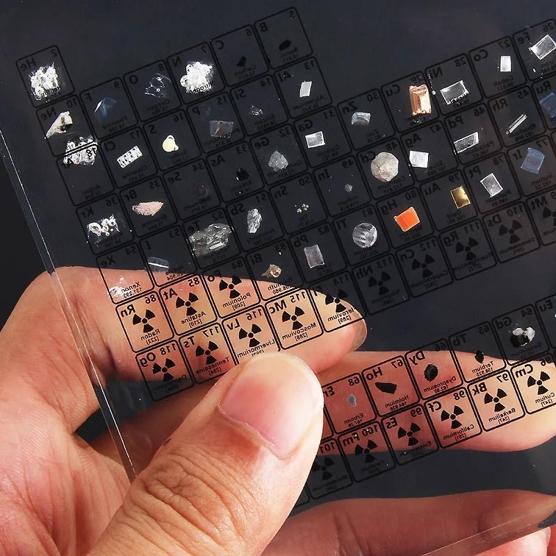 PERIODIC TABLE WITH REAL ELEMENTS - SpaceTrips