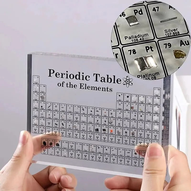 PERIODIC TABLE WITH REAL ELEMENTS - SpaceTrips