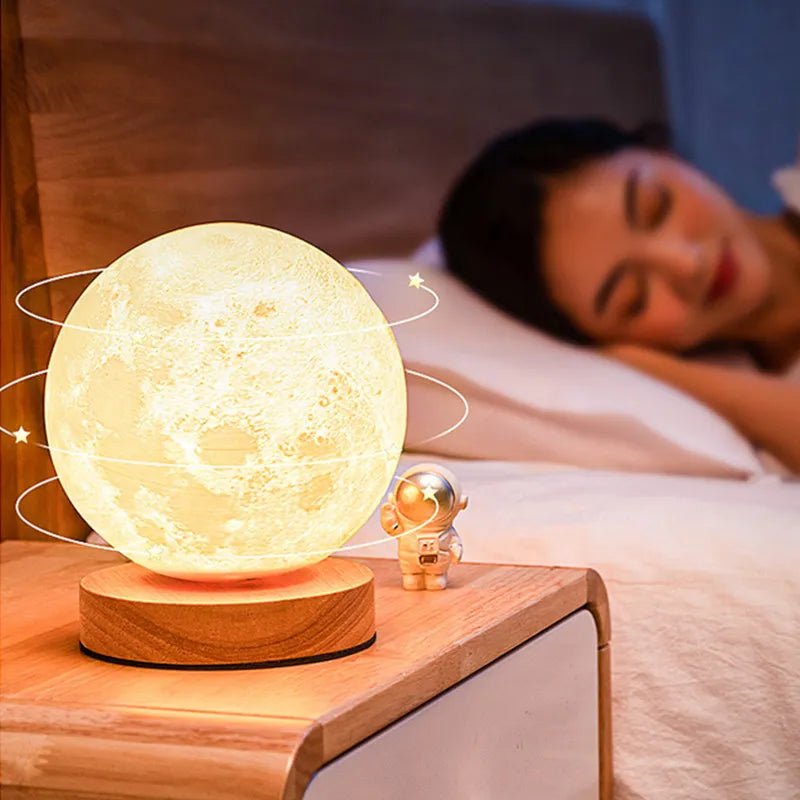 Rotating Moon Lamp - SpaceTrips