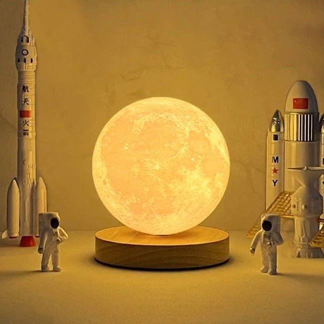 Rotating Moon Lamp - SpaceTrips