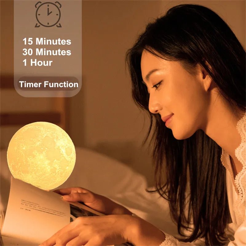 Rotating Moon Lamp - SpaceTrips
