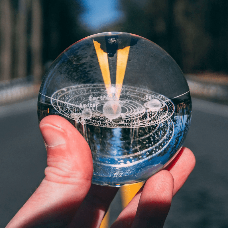 Crystal Solar System Ball - SpaceTrips
