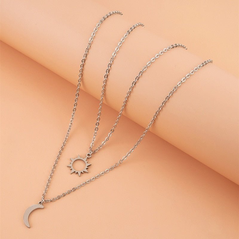 Sun & Moon Necklace Set - SpaceTrips