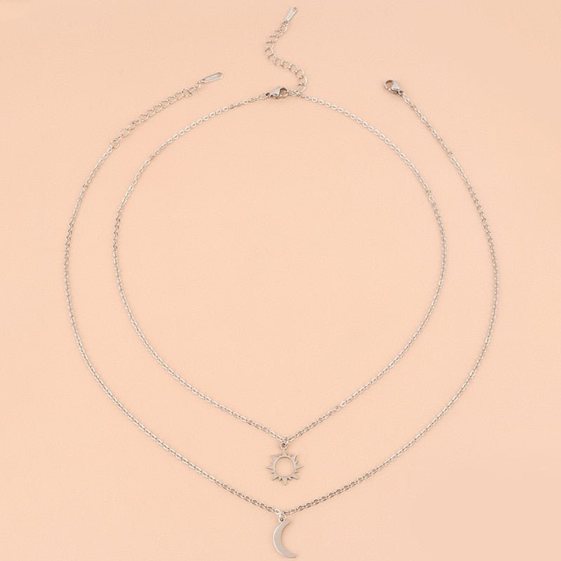 Sun & Moon Necklace Set - SpaceTrips