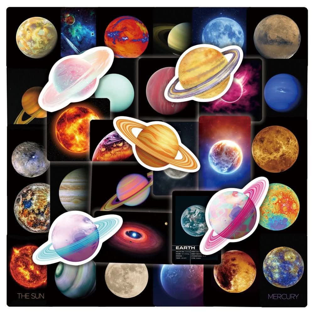Universe Stickers 50pcs - SpaceTrips