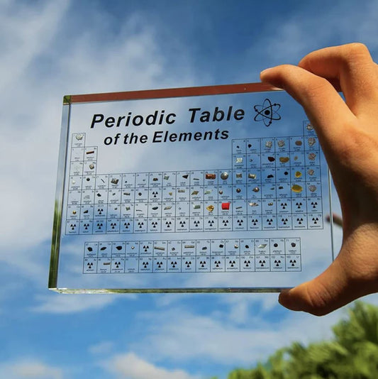 PERIODIC TABLE WITH REAL ELEMENTS