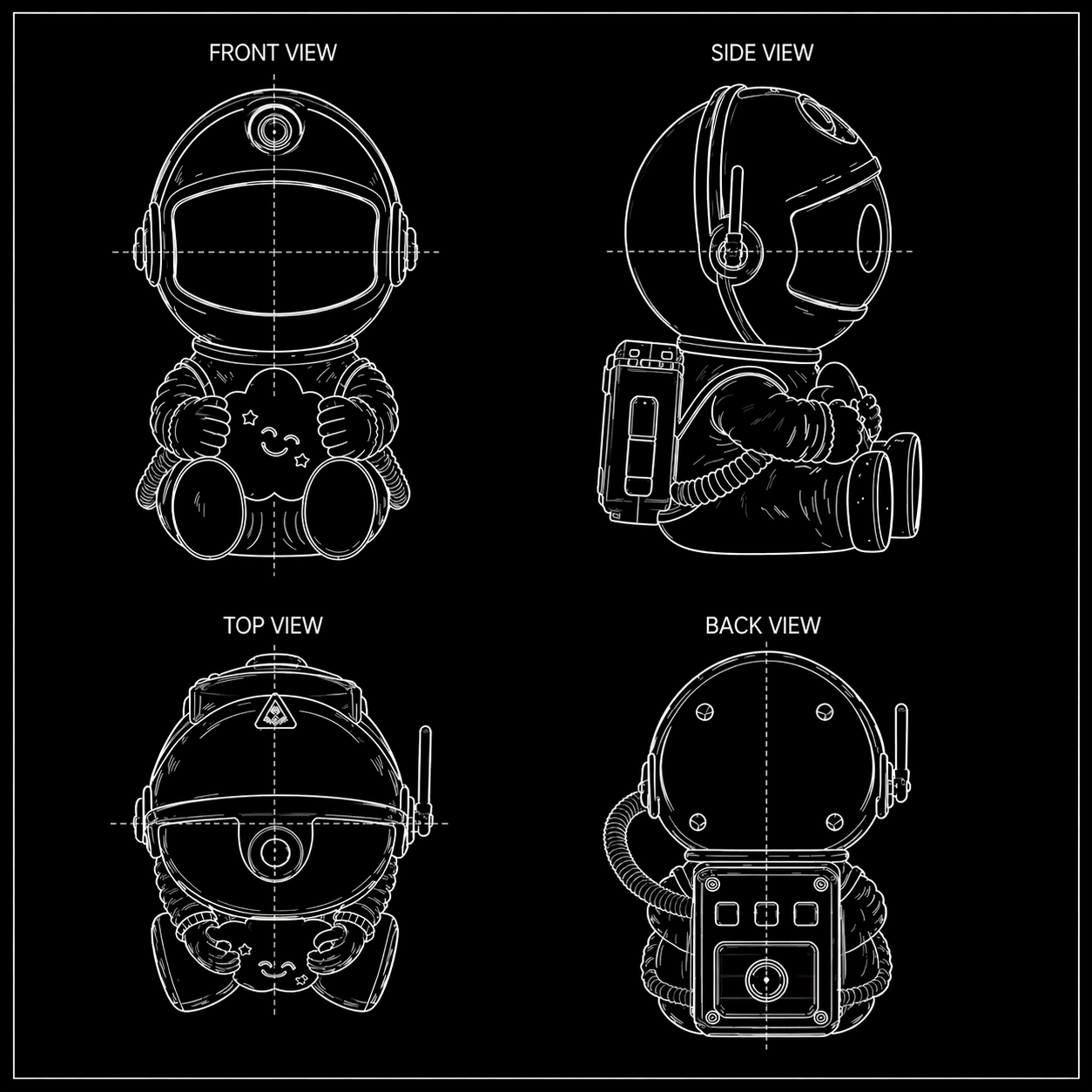 Astronaut Projector