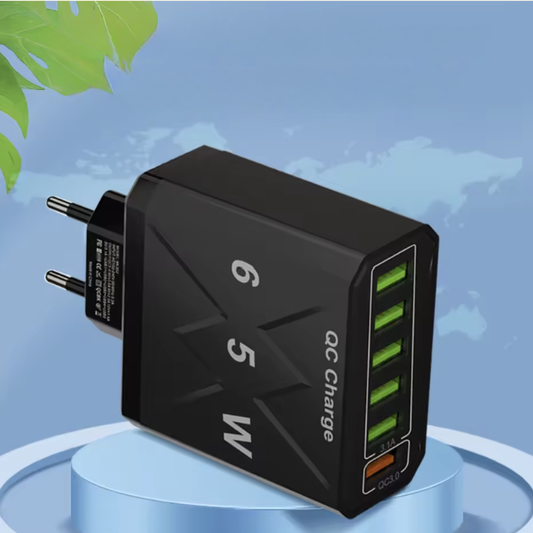 6-Port USB Fast Charger