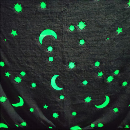 Luminous Moon & Stars Space Blanket