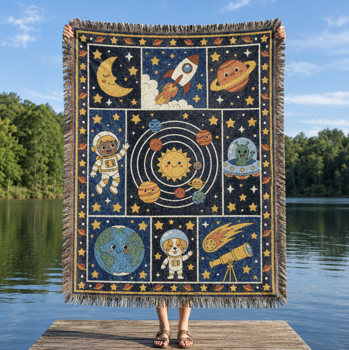 Space Woven Blanket