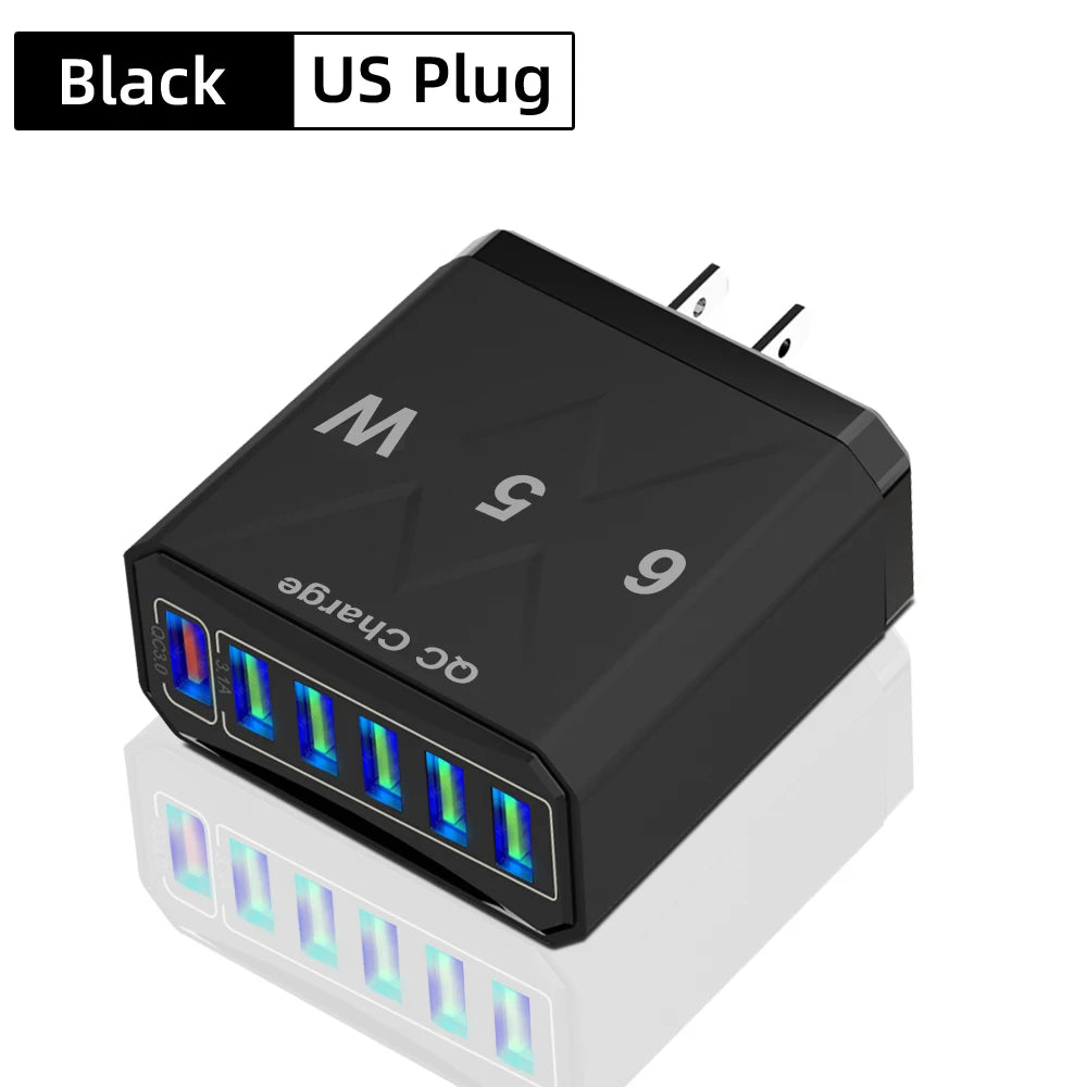 6-Port USB Fast Charger