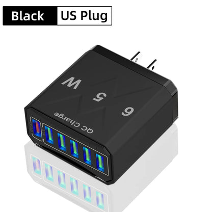 6-Port USB Fast Charger