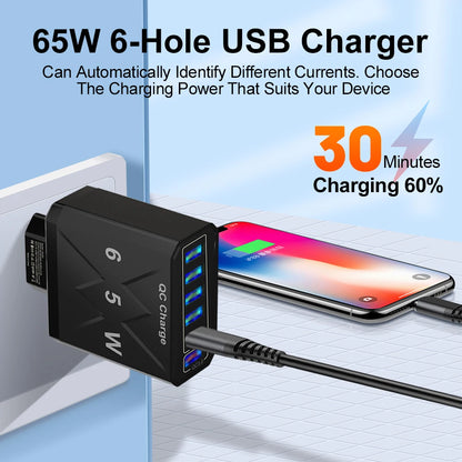 6-Port USB Fast Charger
