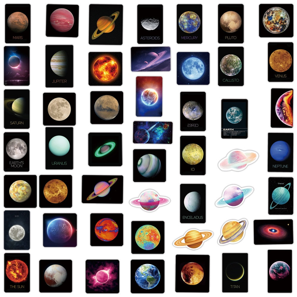 Universe Stickers 50pcs