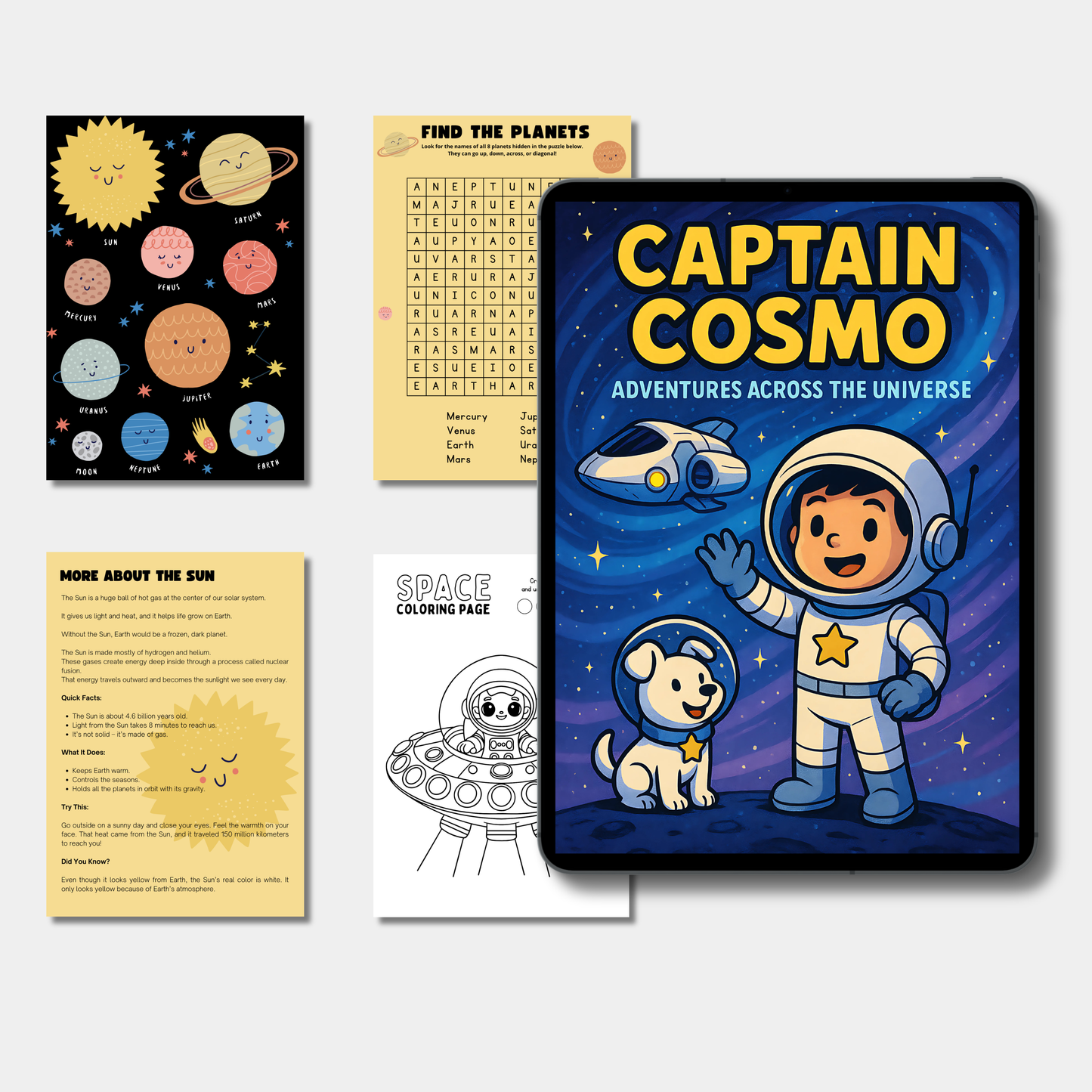 Captain Cosmo - Digital Children Space Book