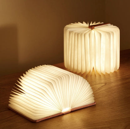 LED Wooden Book Lamp - SpaceTrips
