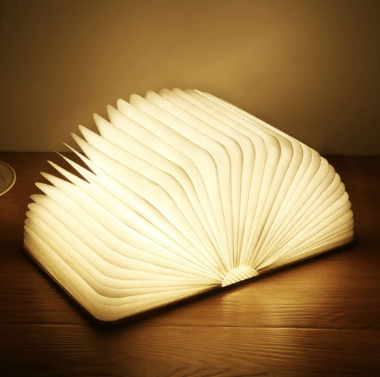 LED Wooden Book Lamp - SpaceTrips
