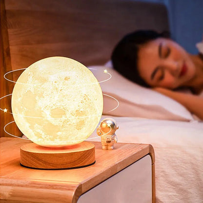 Rotating Moon Lamp - SpaceTrips