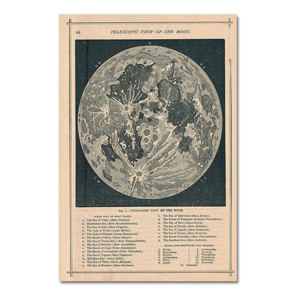 Moon Map - SpaceTrips