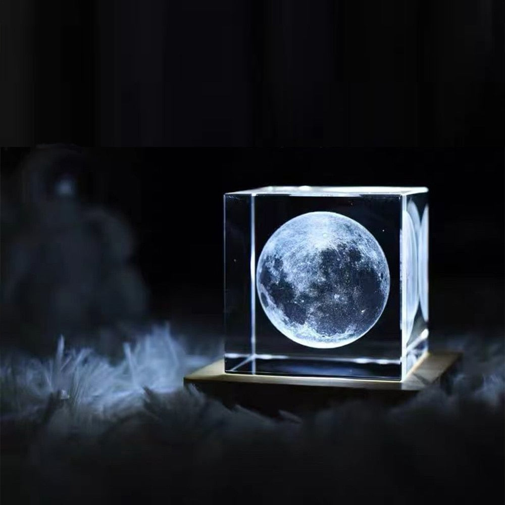 Crystal Moon Lamp