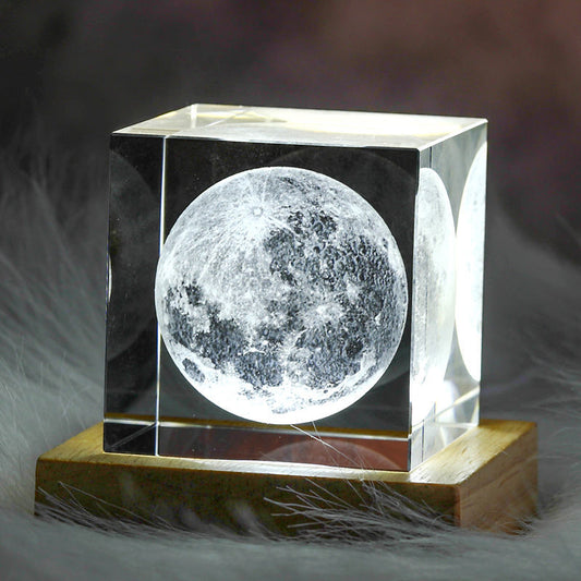 Crystal Moon Lamp - SpaceTrips