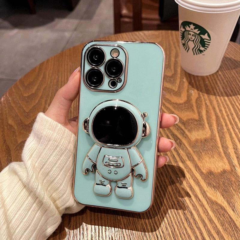 Astronaut Stand iPhone Case