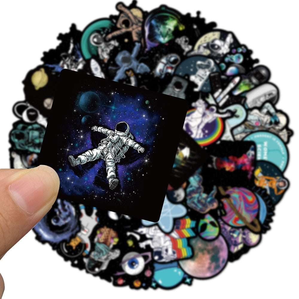 Astronaut Stickers 50pcs