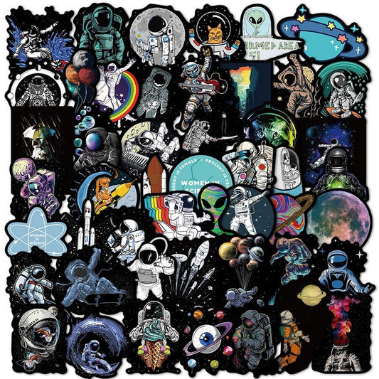 Astronaut Stickers 50pcs - SpaceTrips