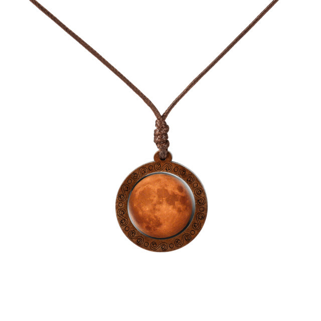 Wooden Space Necklace - SpaceTrips