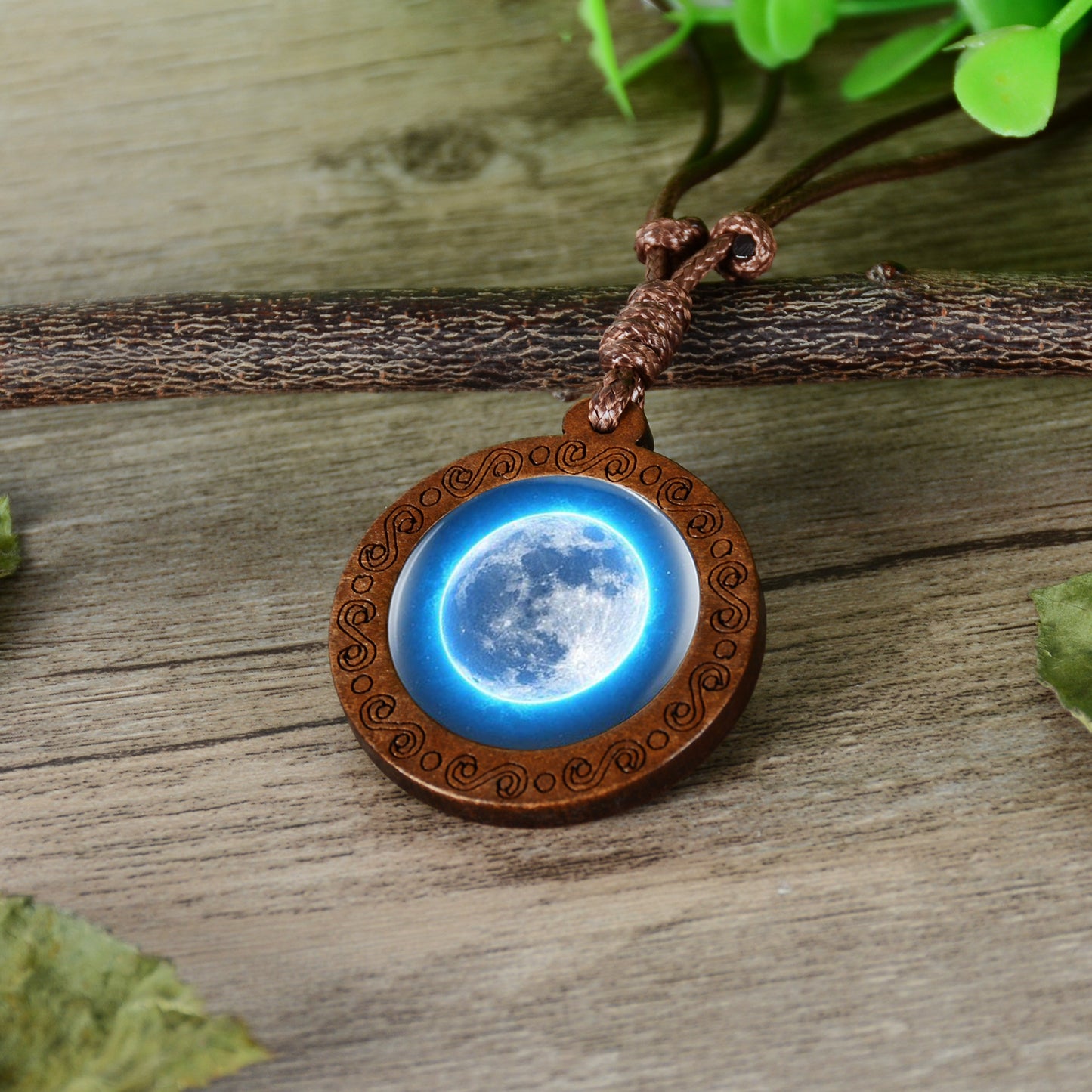 Wooden Space Necklace - SpaceTrips