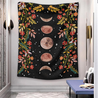 Boho Psychedelic Moon Tapestry - SpaceTrips