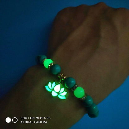 Glowing In The Dark Lotus Bracelet - SpaceTrips