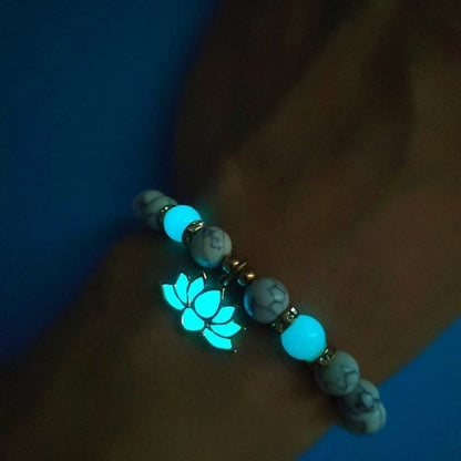 Glowing In The Dark Lotus Bracelet - SpaceTrips