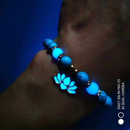 Glowing In The Dark Lotus Bracelet - SpaceTrips