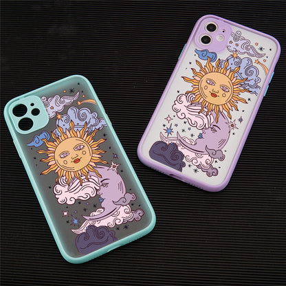 Sun - Moon iPhone Case - SpaceTrips