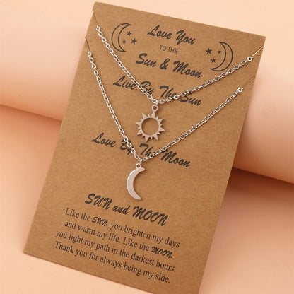 Sun & Moon Necklace Set - SpaceTrips