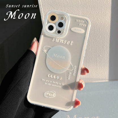 Sunset Moon iPhone Case - SpaceTrips