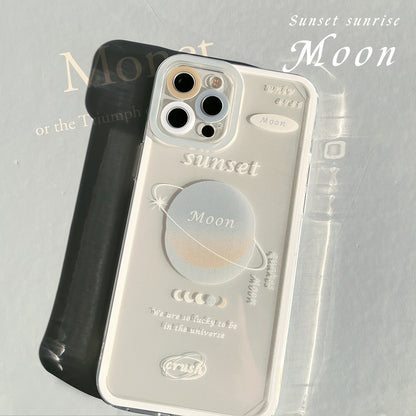 Sunset Moon iPhone Case - SpaceTrips