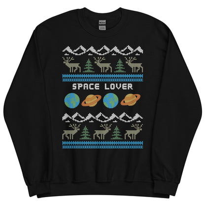 Ugly Space Lover Christmas Sweater - SpaceTrips