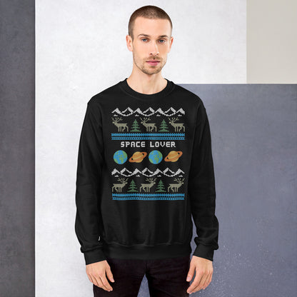 Ugly Space Lover Christmas Sweater - SpaceTrips