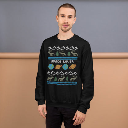 Ugly Space Lover Christmas Sweater - SpaceTrips