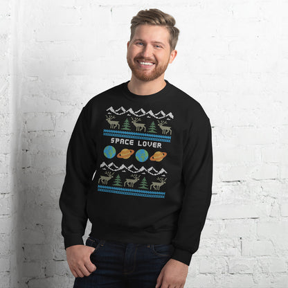 Ugly Space Lover Christmas Sweater - SpaceTrips