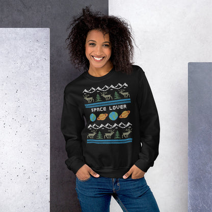 Ugly Space Lover Christmas Sweater - SpaceTrips