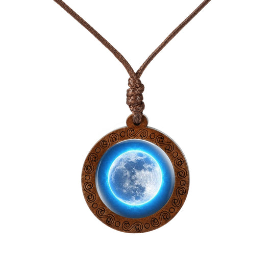 Wooden Space Necklace - SpaceTrips